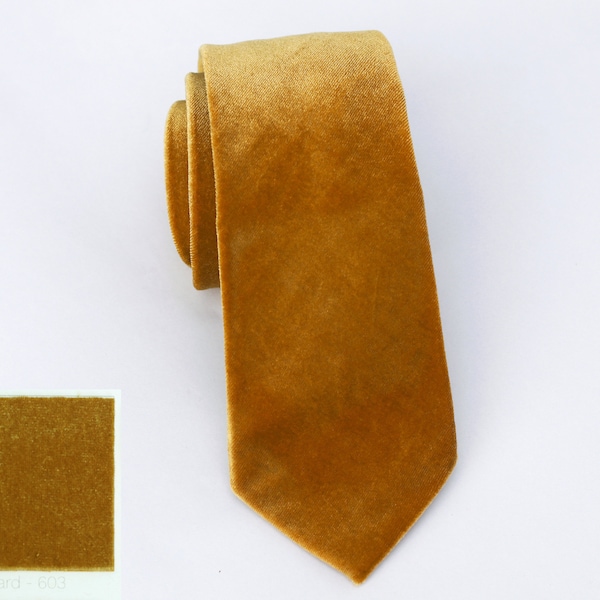mens mustard yellow tie