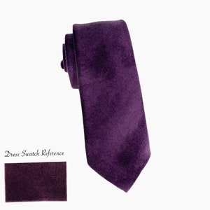PURPLE Wedding Velvet Tie, Men’s Ties, Vintage Men’s Tie, Purple Bow Tie, Groomsmen Tie, Purple Dress Tie, Gift for Men