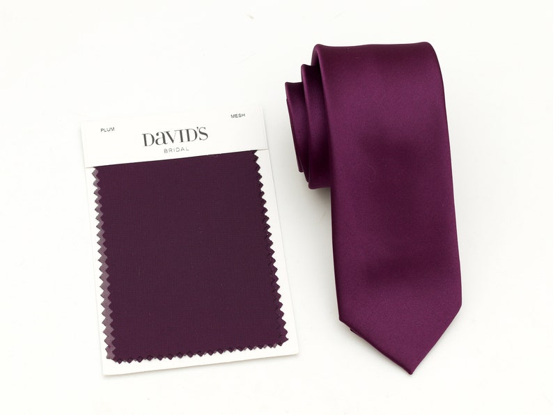 mens plum tie