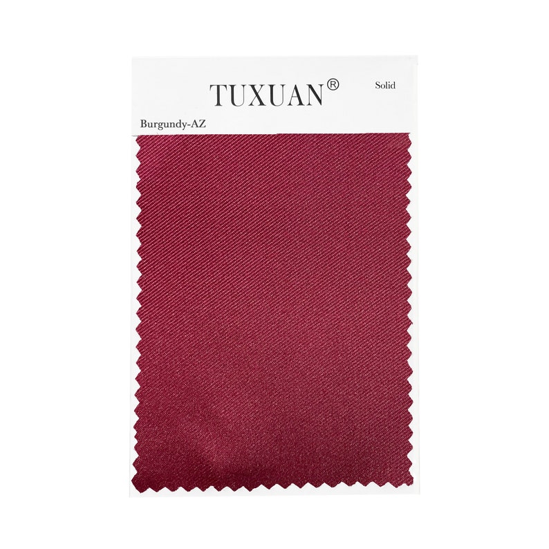 Match To AZ Burgundy Burgundy Swatch Groomsmen Wedding Accessory Swatch Burgundy TUXUAN Swatch Burgundy