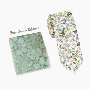 Dusty Sage Floral Wedding Tie, Men’s Ties, Vintage Men’s Tie, Dusty Sage Bow Tie, Groomsmen Tie, Dusty Sage Tie, Pocket Square  Dusty Sage