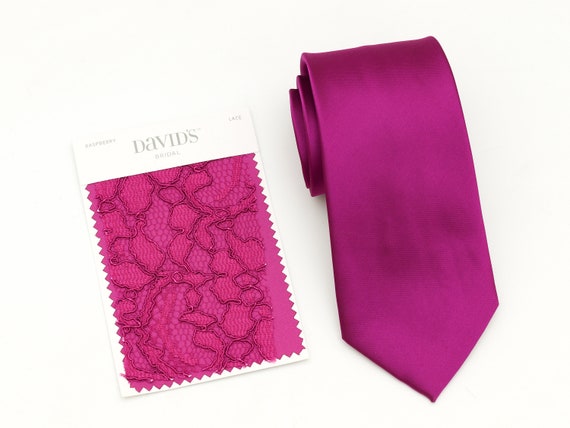 raspberry necktie