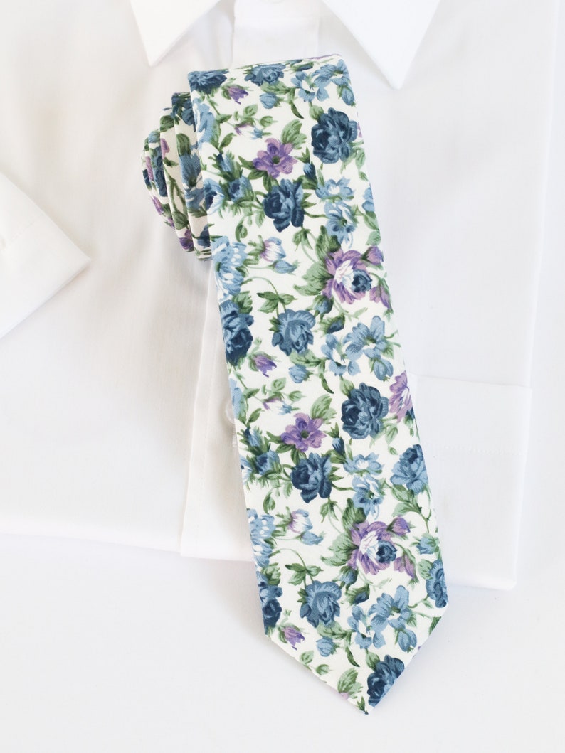 Dusty Sage Floral Wedding Tie Mens Ties Vintage Mens Tie - Etsy