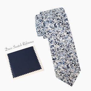 EVENING BLUE Wedding Tie, Men’s Ties, Vintage Men’s Tie, Evening Blue Bow Tie, Groomsmen Tie, Evening Blue Dress Tie, Gift for Men, D3375