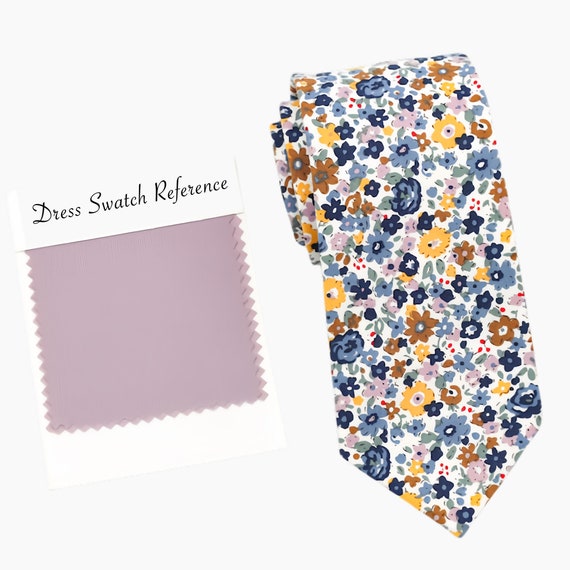 STLBLUEMTL Cravatta da sposa floreale cravatta da uomo floreale glicine papillon con fiori di lavanda cravatta dello sposo glicine floreale cravatta glicine Etsy Italia