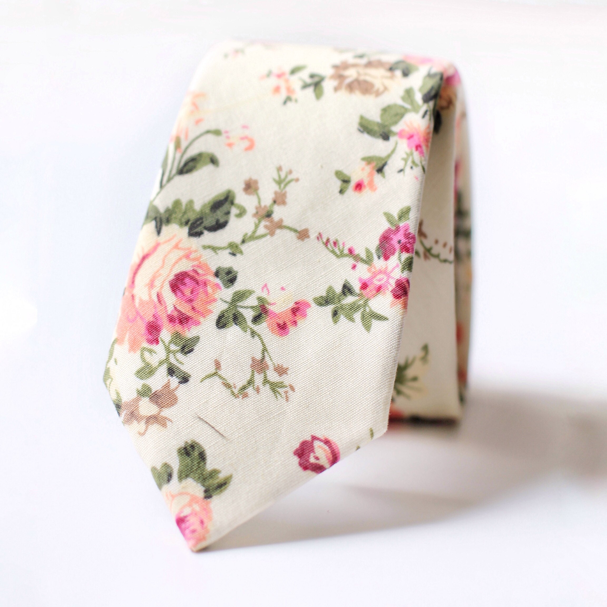 Tie 2 5 Wedding Tie Skinny Tie Floral Wedding Tie Etsy