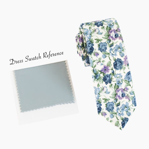 dusty blue tie