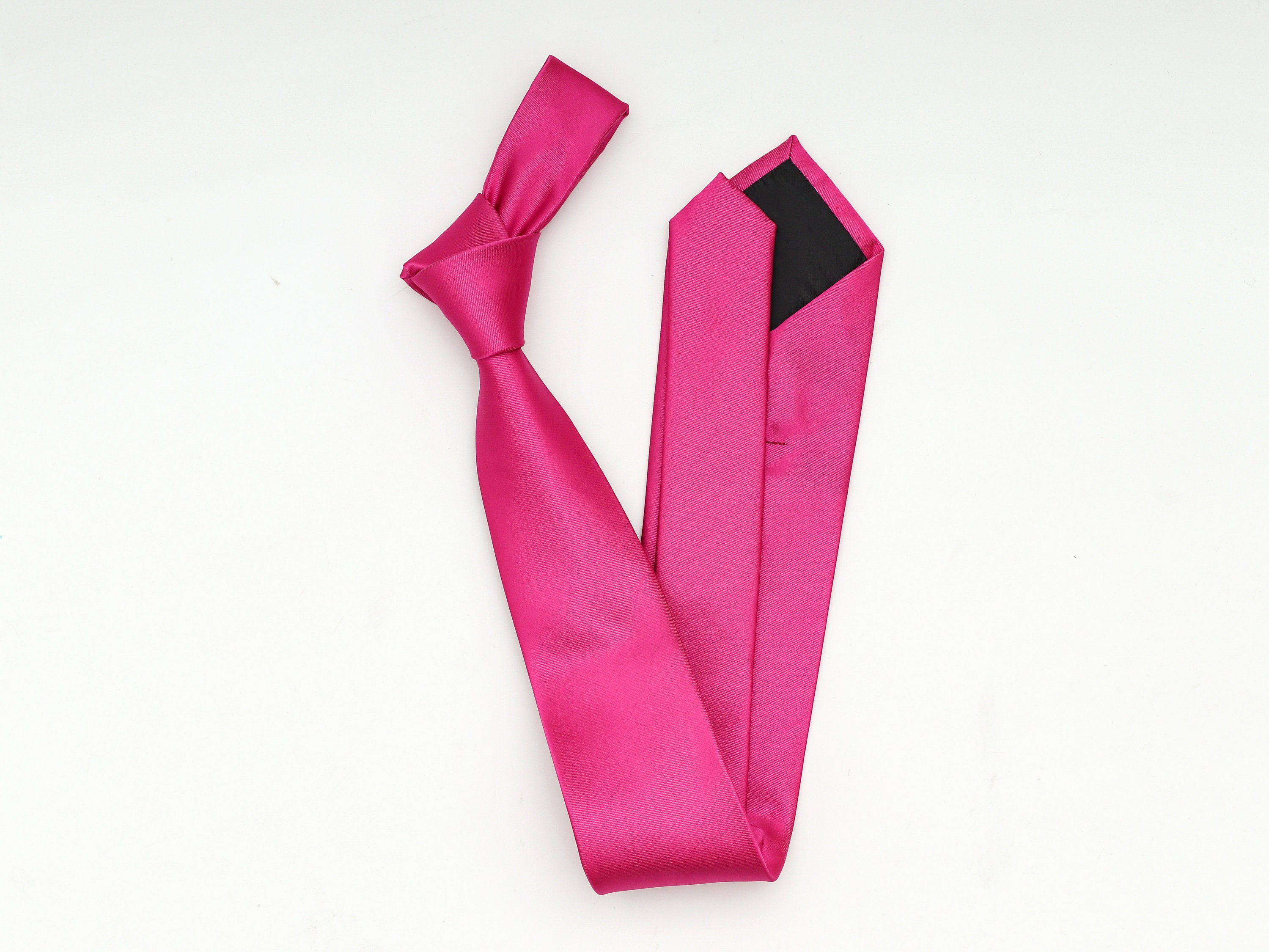 TUXUAN FUCHSIA Wedding Tie Fuchsia Mens Ties Vintage Mens Etsy