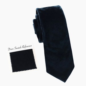 French Blue Velvet Ties Collection - Elegant Wedding Ties in Skinny, Classic & Long Styles with Matching Accessories