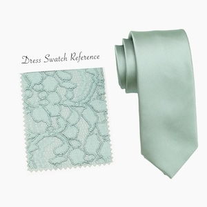 DUSTYSAGE Wedding Tie, Davids Bridal Dustysage, Dustysage Bow Tie, Groomsmen Ties Dustysage, Wedding Necktie Dusty Sage, Gift For Groomsmen