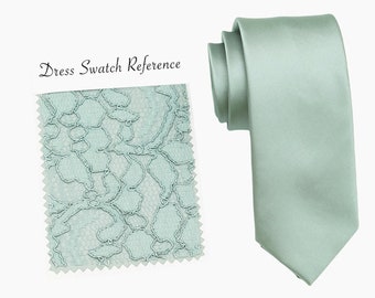 DUSTYSAGE ウェディングネクタイ、Davids Bridal Dustysage、Dustysage 蝶ネクタイ、花婿の付添人用ネクタイ Dustysage、ウェディングネクタイ ダスティセージ、花婿の付添人へのギフト