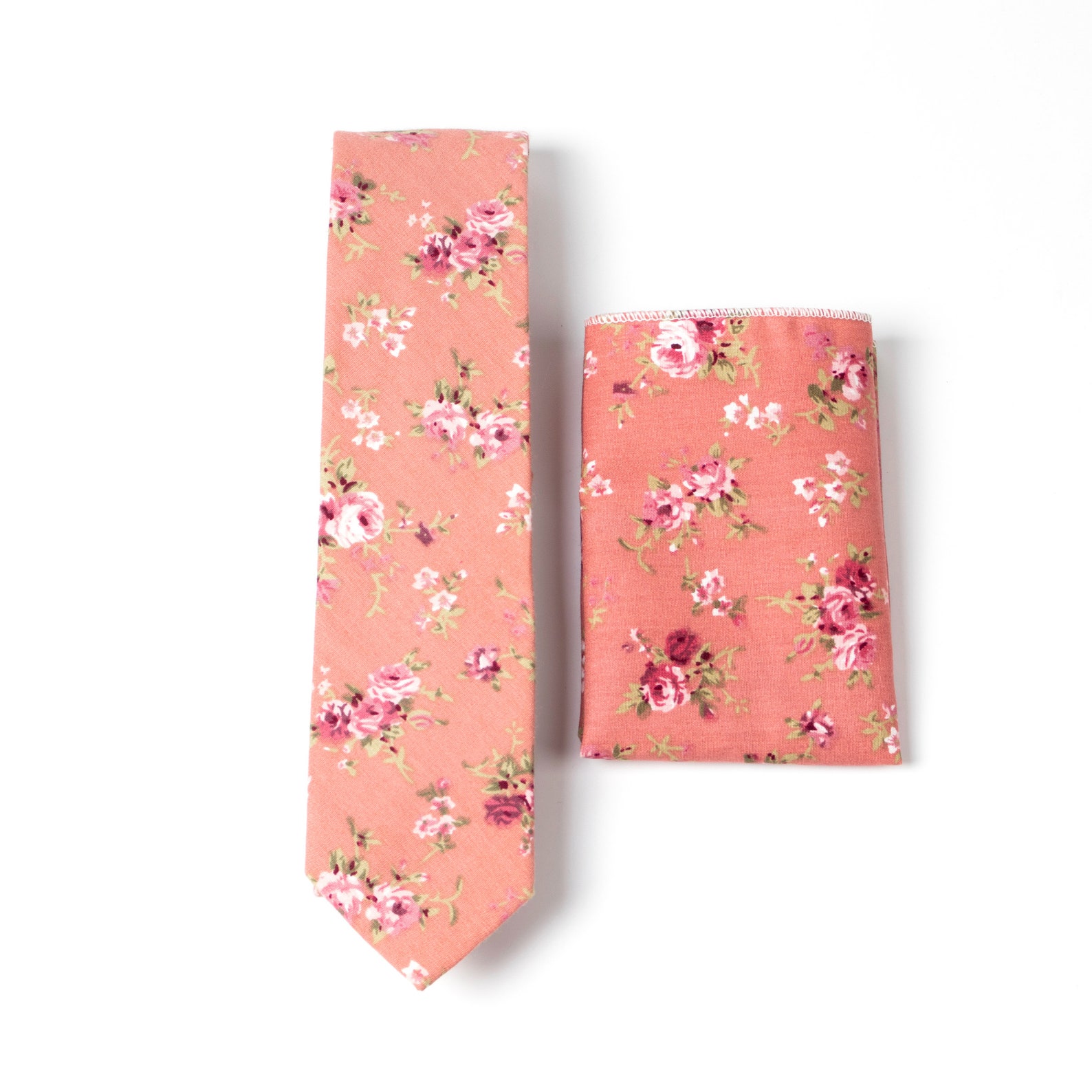 Maroon Floral Skinny Ties Sets Dark Pink Floral Ties Sets Etsy