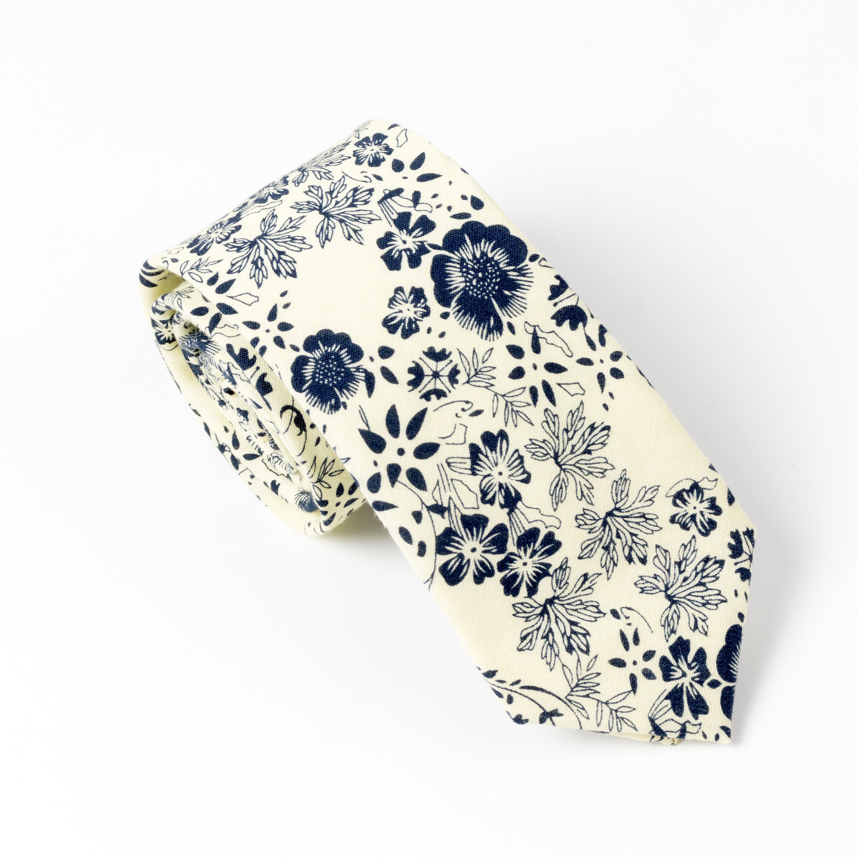 Floral Tie For Men And Children Floral Tie Navy Floral Tie Etsy