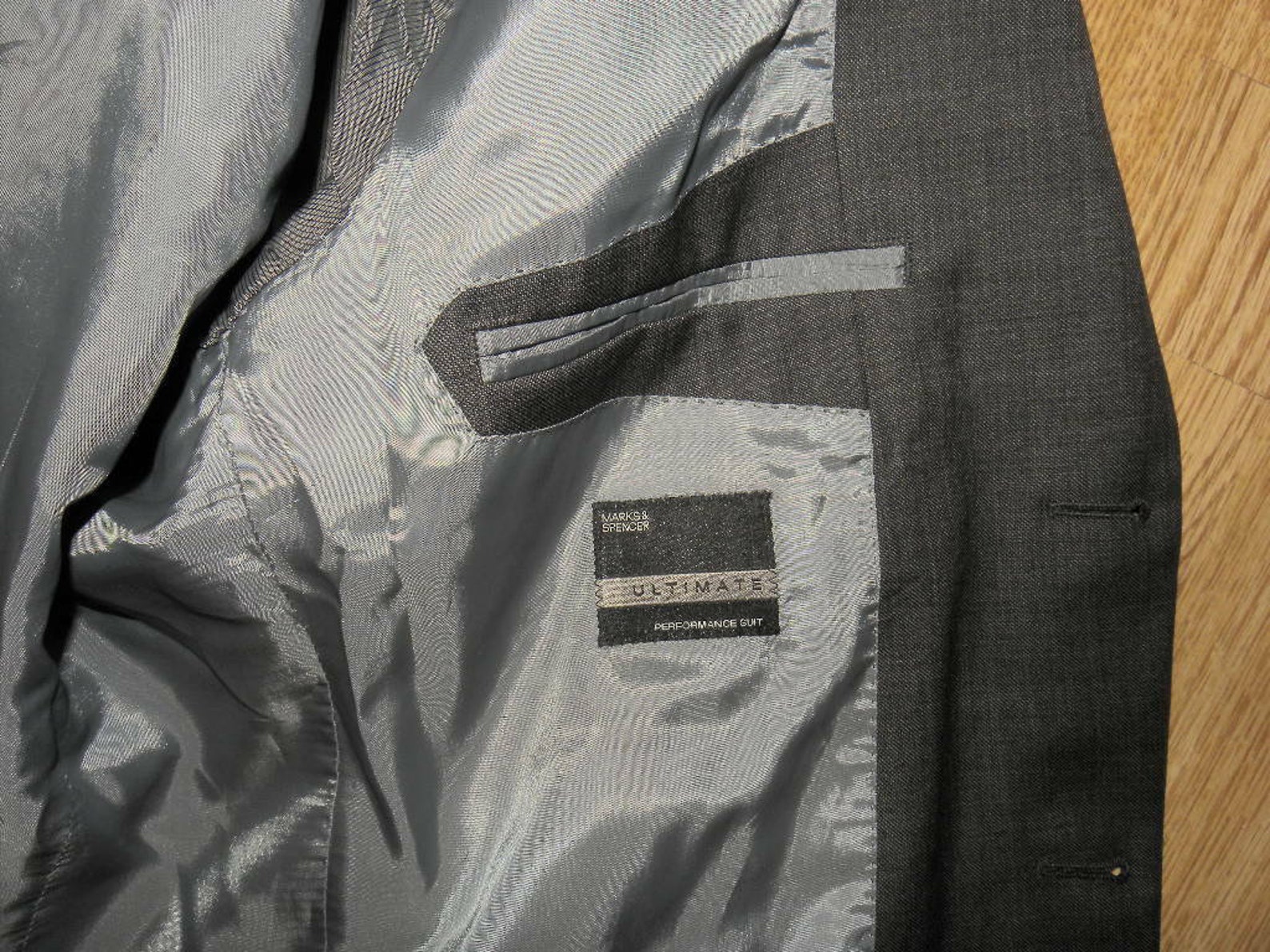 Vintage Grey 100% Wool MARKS & SPENCER Single Breasted - Etsy