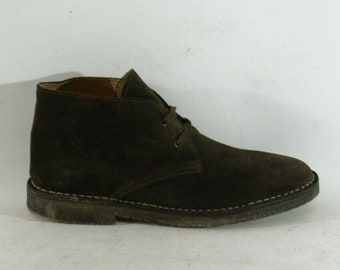 JUSTIN WAXY Dark Brown Driver Moc Toe 
