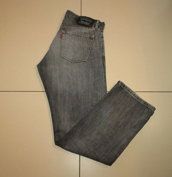 maksimere Faktisk se tv Vintage Men's Grey Denim LEVI'S 514 Zip Slim Straight - Etsy