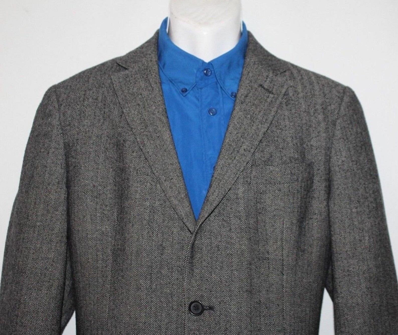 Vintage Grey Herringbone JAN PAULSEN Button Tailored Fit Hip - Etsy UK