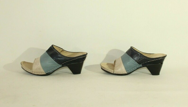 pavers block heel sandals