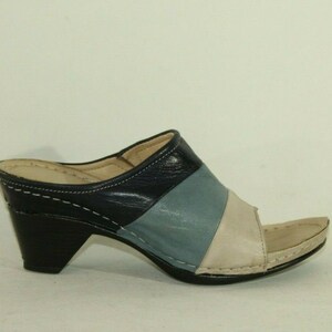 pavers block heel sandals