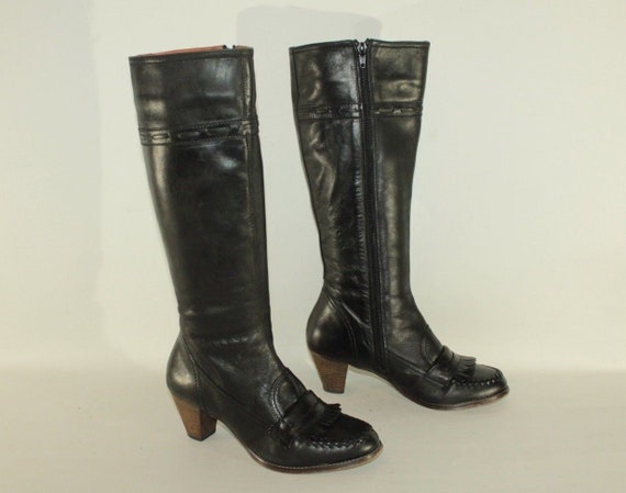 office calf length boots