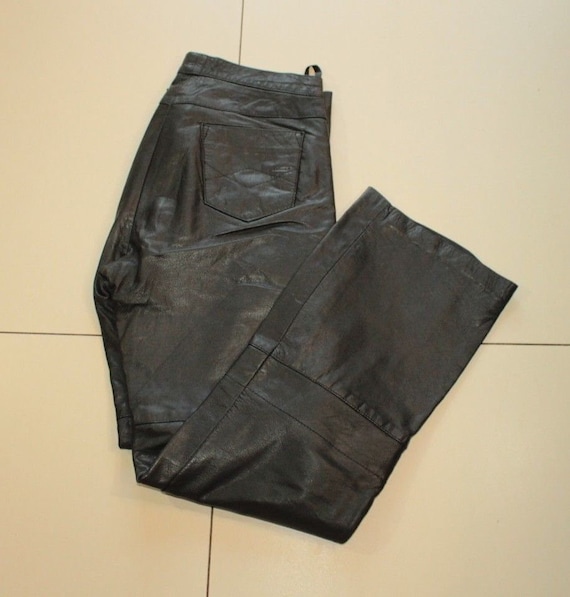 Vila leather deals pants