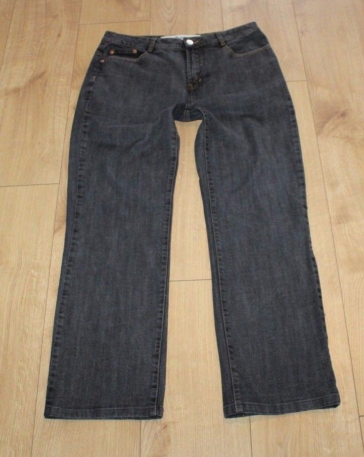 Image of Vintage Men's Black Grey Denim Diesel Industry Zip Straight Leg Stonewashed Jeans Size 33 L 28