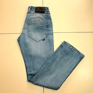 Vintage Men&#39;s  Blue Denim  JACK JONES Button Straight Leg Jeans W 32 L34