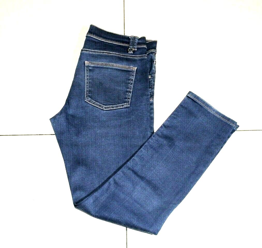 BLUGIRL RA5021MA29MC3578 関税送料込 Vintage Men's Blue Denim ZARA MAN Zip Stretch Tapered Slim