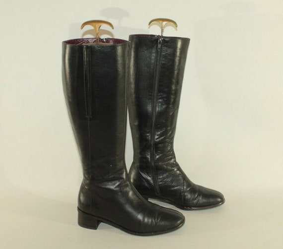 mid calf biker boots