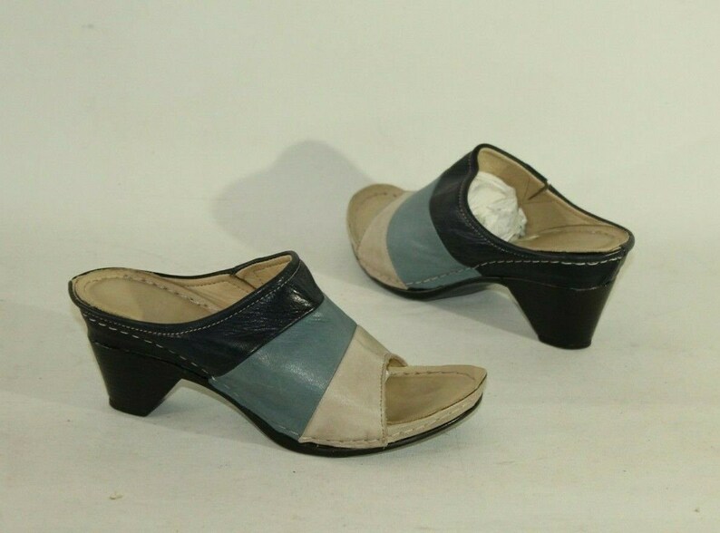 pavers block heel sandals