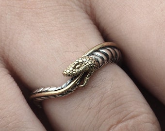 Ouroboros sterling silver ring silver jewelry women's ring men's ring gothic ring snake ring