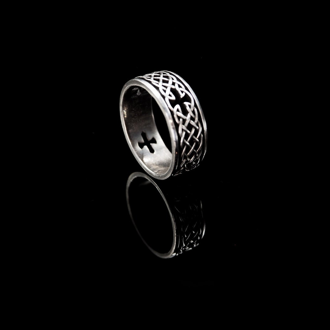 Celtic Amulet Sterling Silver Ring Silver Jewelry Men's Ring Gothic ...