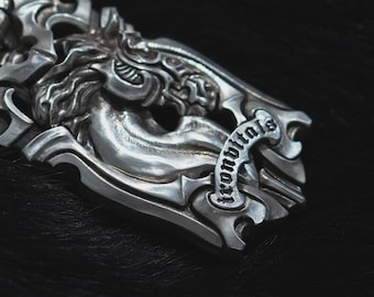 925 Sterling Silver Horse Pendant, Chinese Zodiac Year of the Horse 2026