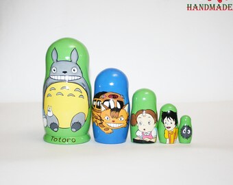 totoro russian dolls