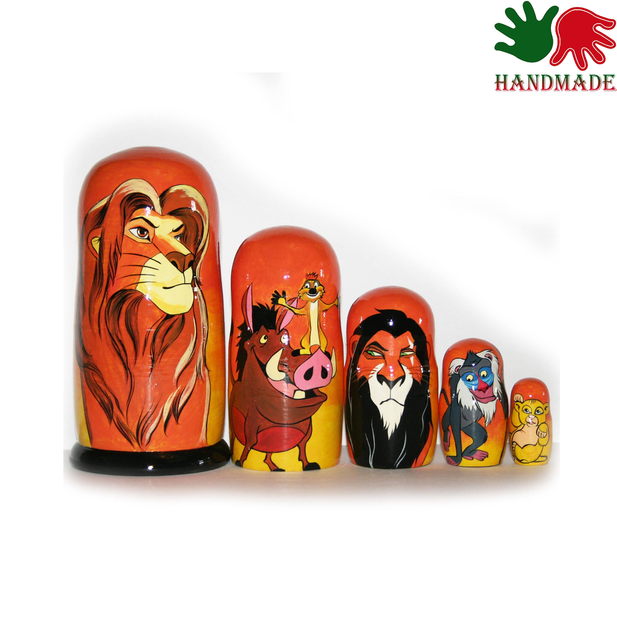 Nesting dolls Lion King Disney matryoshka nesting doll for Etsy