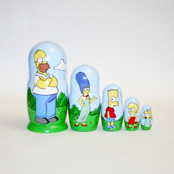 simpsons nesting dolls