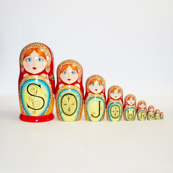 personalized nesting dolls