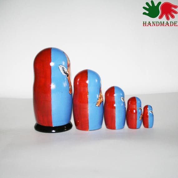 giraffe nesting dolls