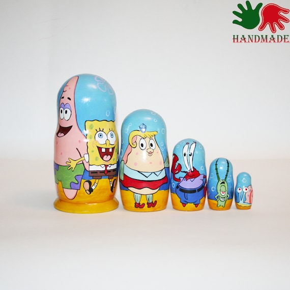 spongebob nesting dolls