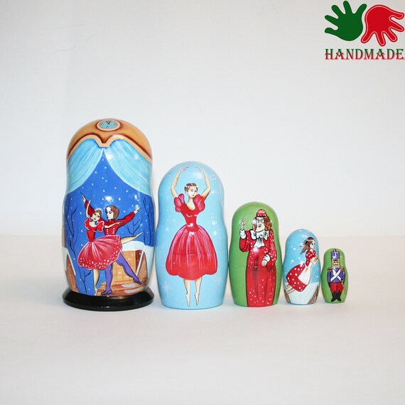 Nesting dolls Nutcracker matryoshka nesting doll for kids hand Etsy
