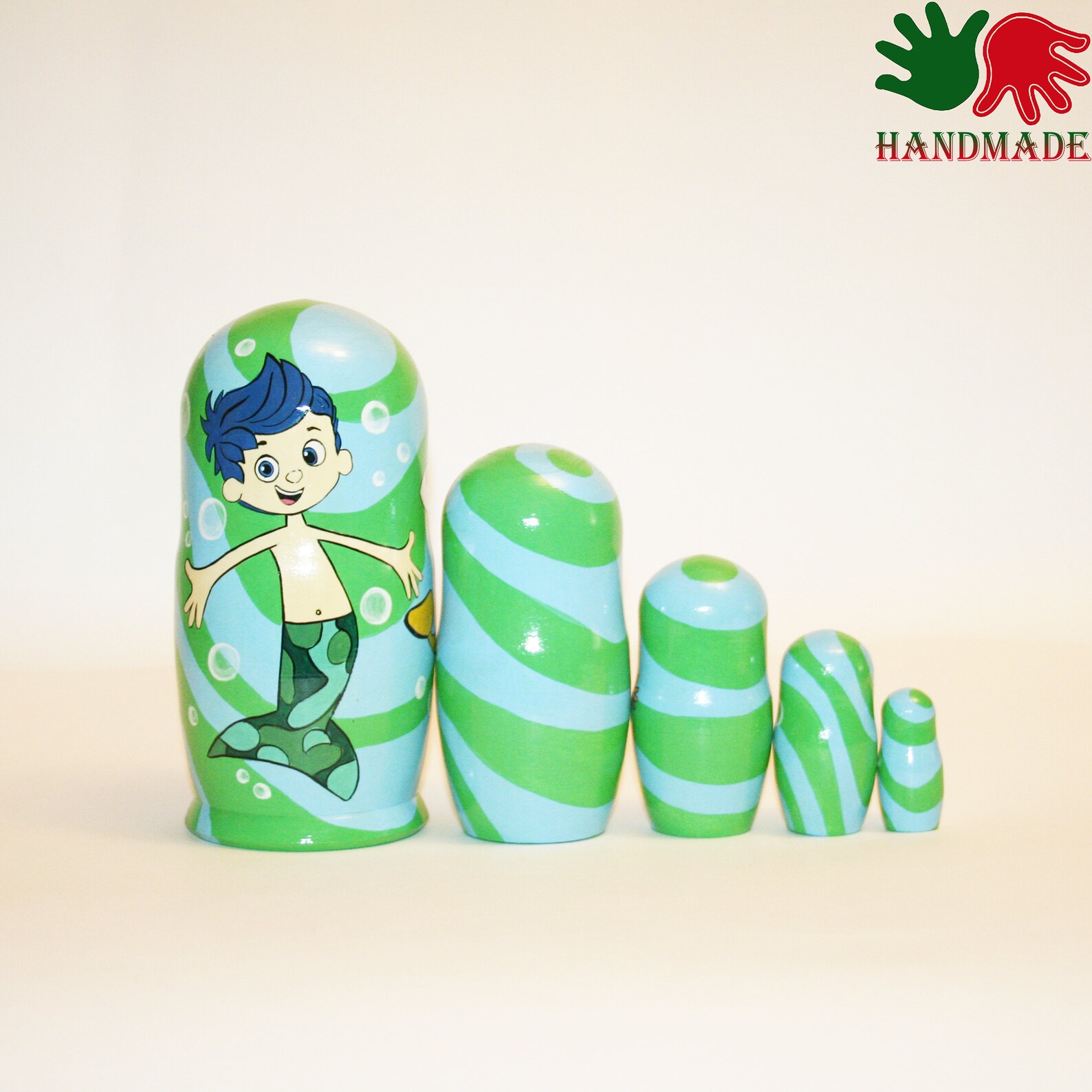 Nesting dolls Bubble Guppies matryoshka nesting doll for kids Etsy