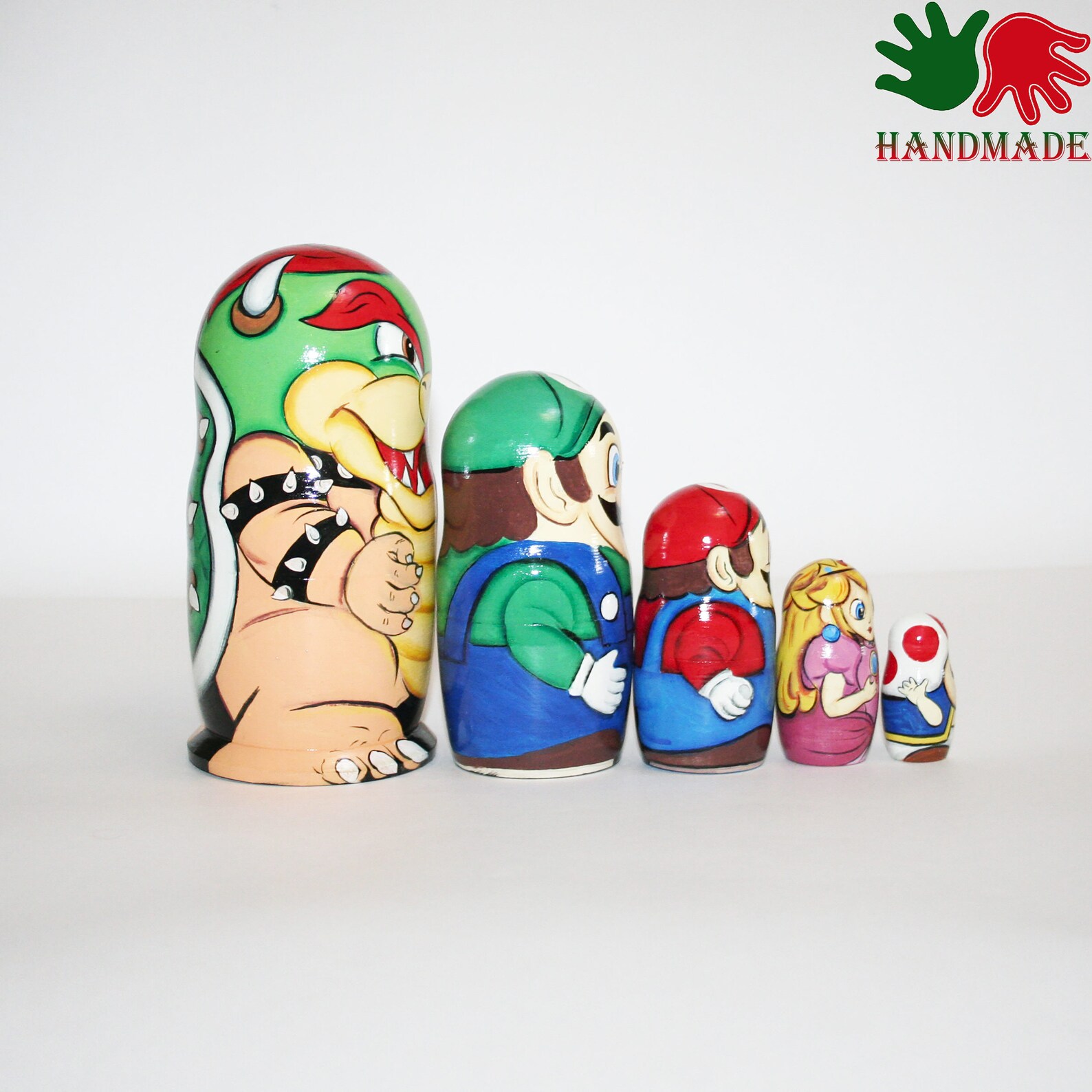 Nesting dolls Mario matryoshka nesting doll for kids wooden Etsy
