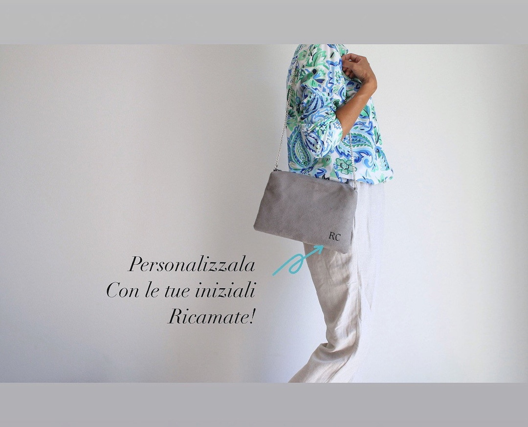 Italy My Bag Iniziali Personalized Bag With Embroidered Initials