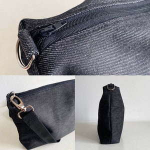 Borsa Donna A Spalla E Tracolla CULT Linea Gwen Stampa Cocco Nera - Foto 8