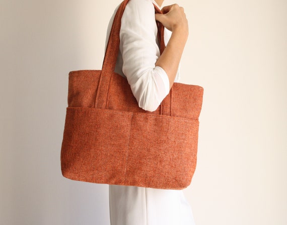 shopper bag with zip