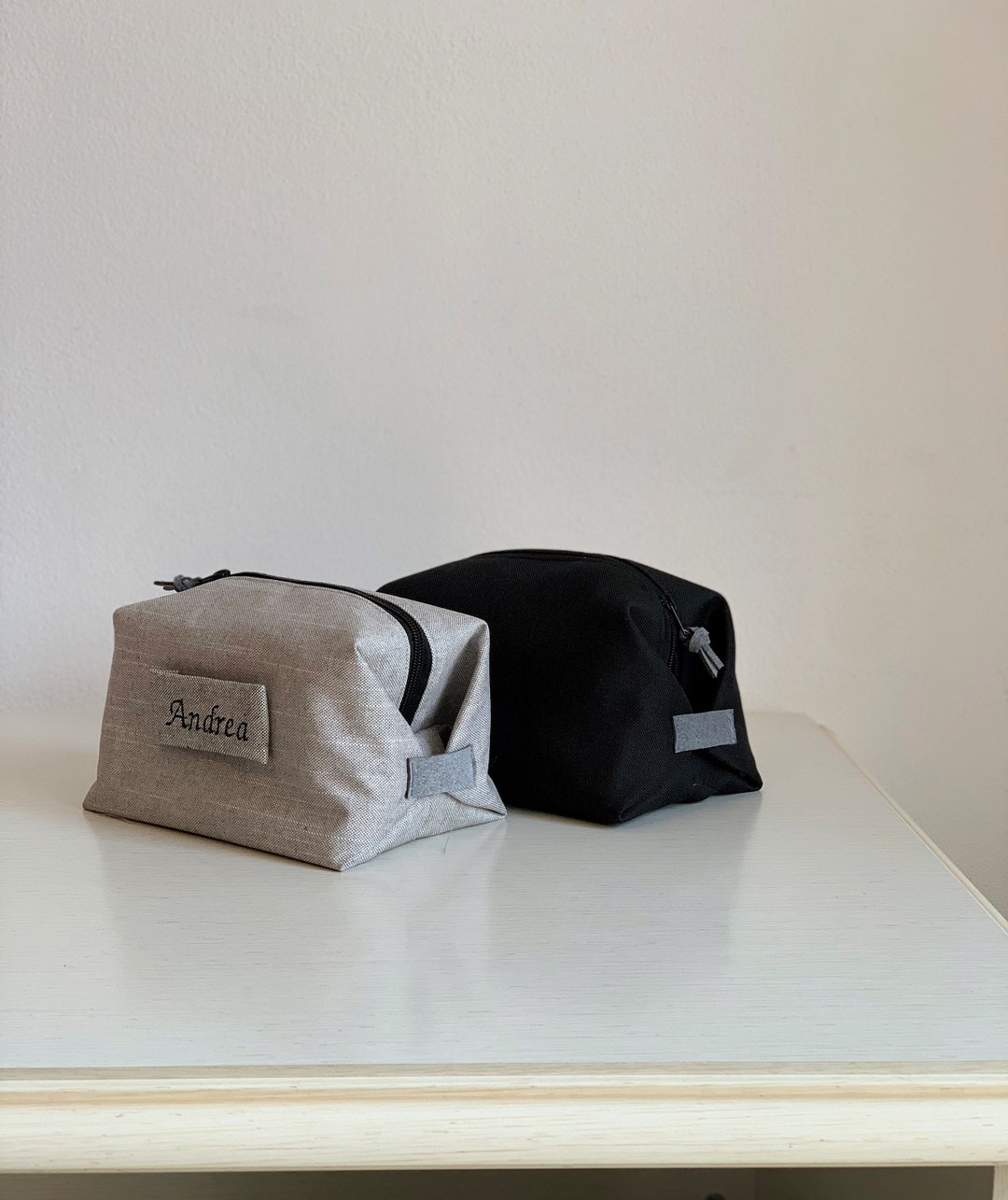 Beauty case personalizzato da uomo impermeabile, borsa porta