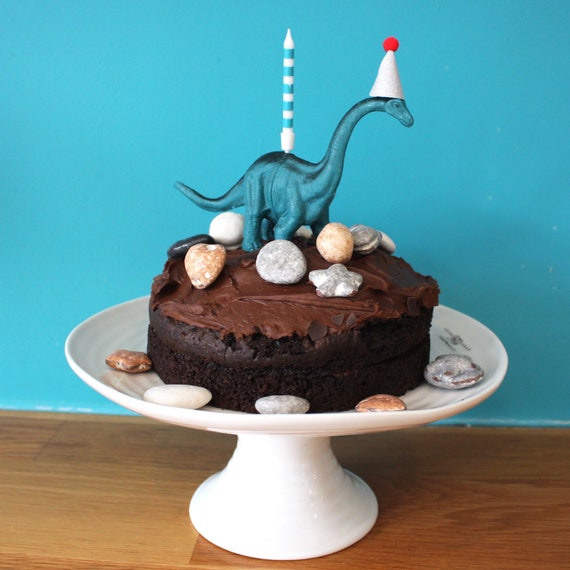 Dinosaur Cake Decorating Kit Dinosaur Candle Holder Dinosaur Etsy