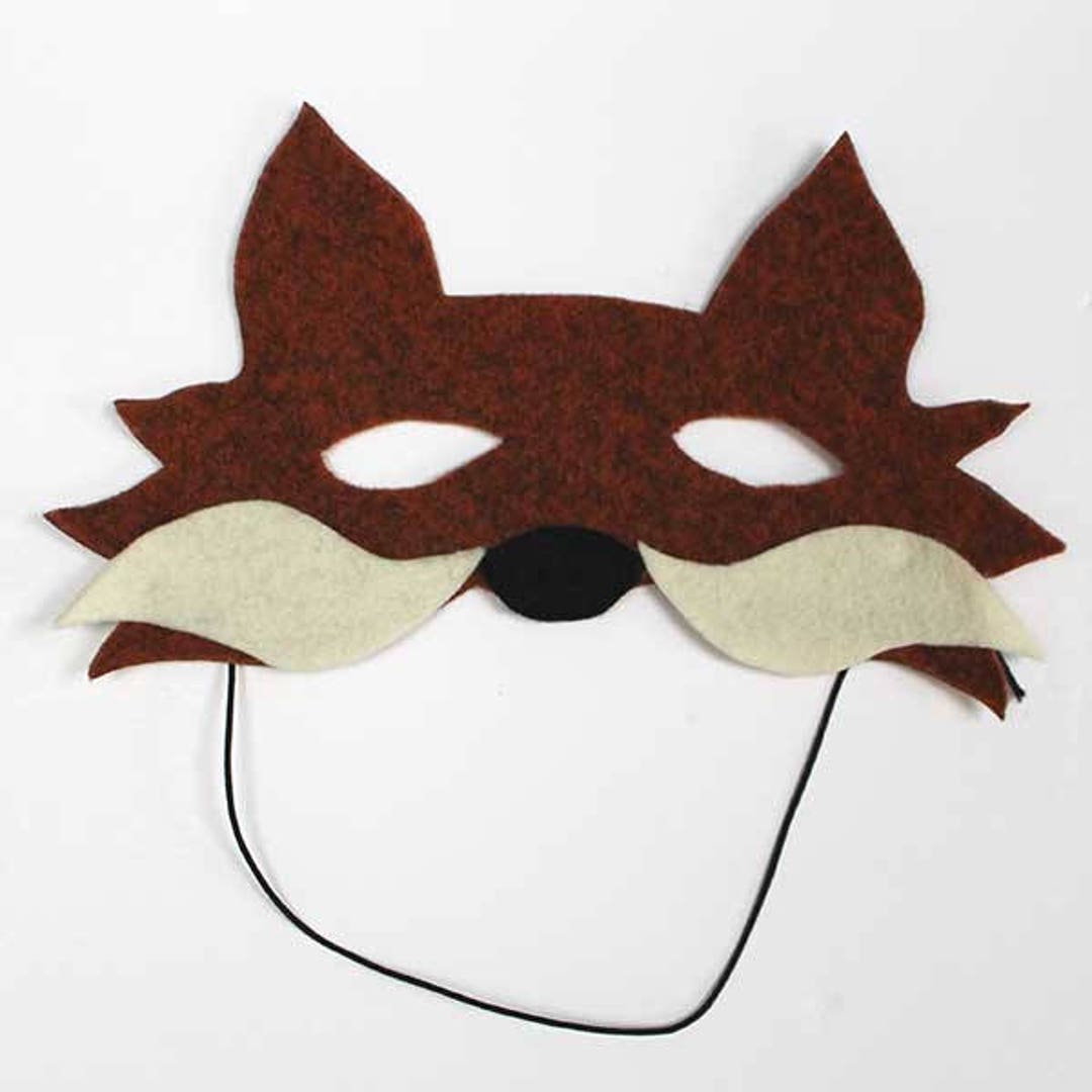 Dress Up Felt Fox Mask Star Glasses Dinosaur Mask Pom Pom - Etsy