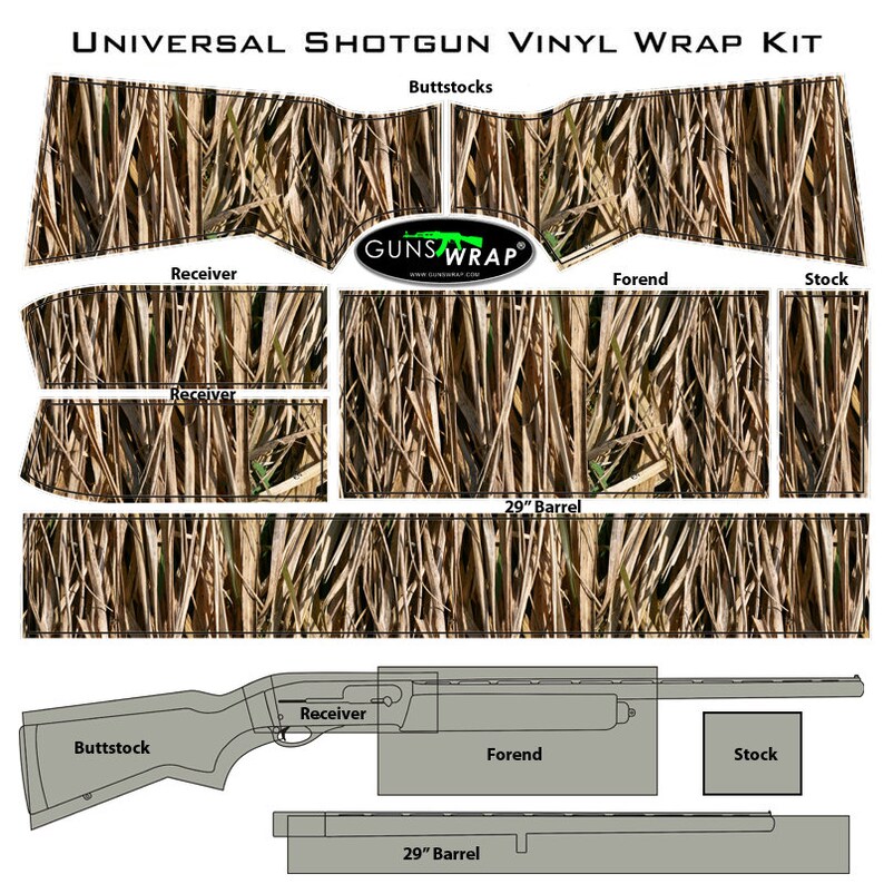Shotgun Skin GunsWrap Camouflage Wrap Kit for Gun GRASS6 Etsy