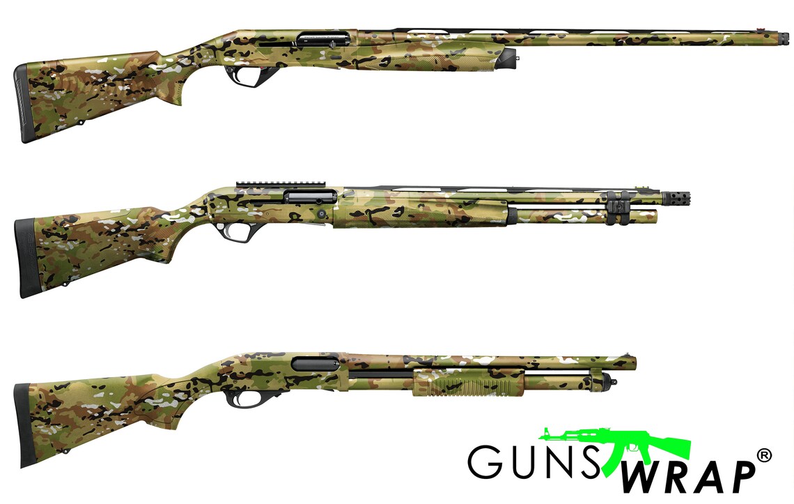 Shotgun Skin GunsWrap Hunting Camouflage Wrap Kit for Gun Etsy